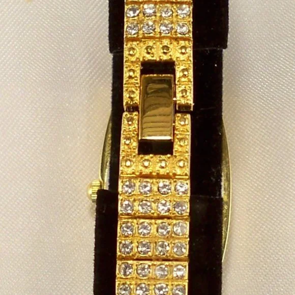 NEW R C by Adrienne Cubic Zirconias Gold Watch NEW R C by Adrienne Cubic Zirconias Gold Watch main image 3